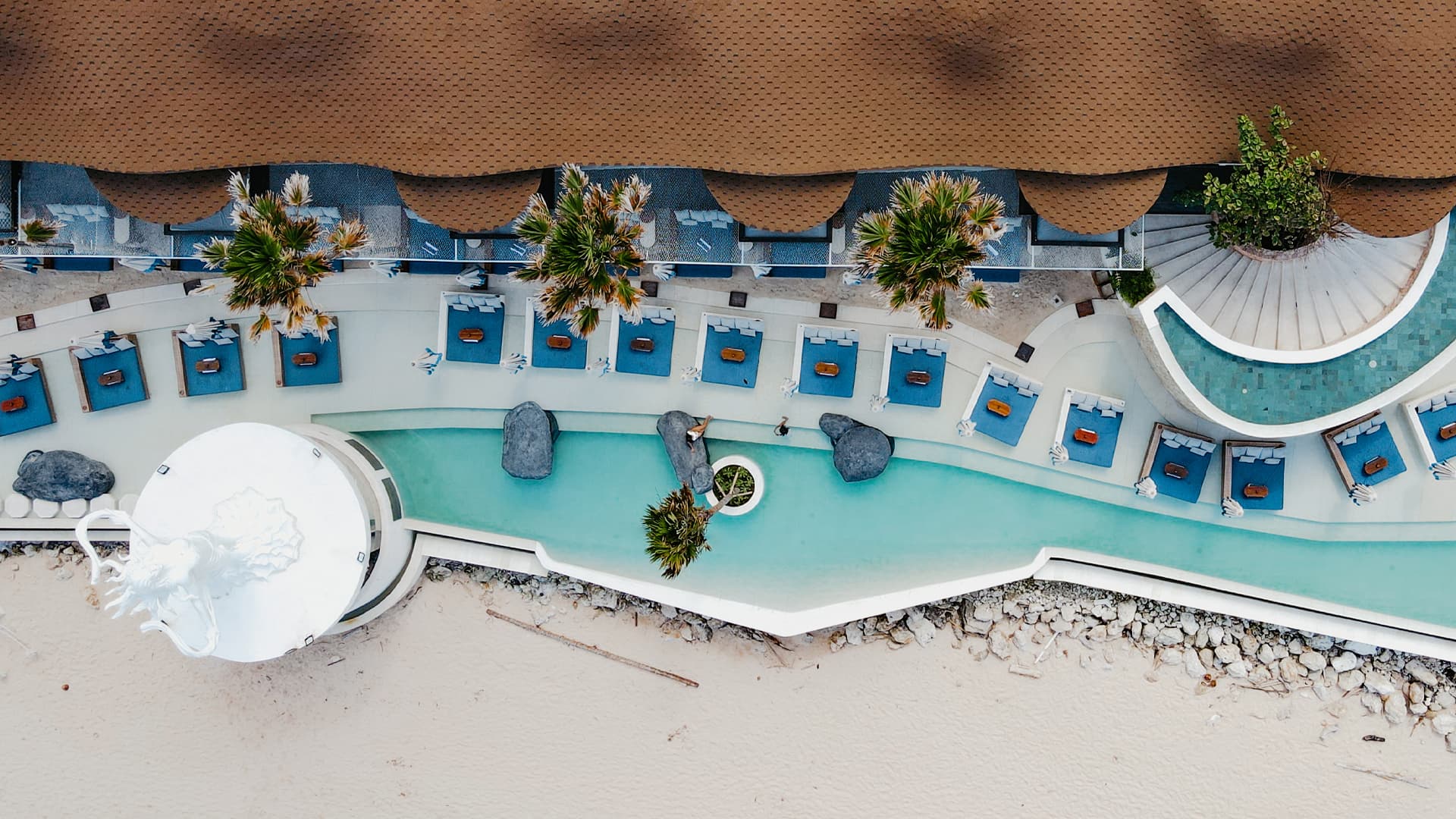 Luxury and Serenity: The Terrazzo Pool at Tropical Temptation Beach Club