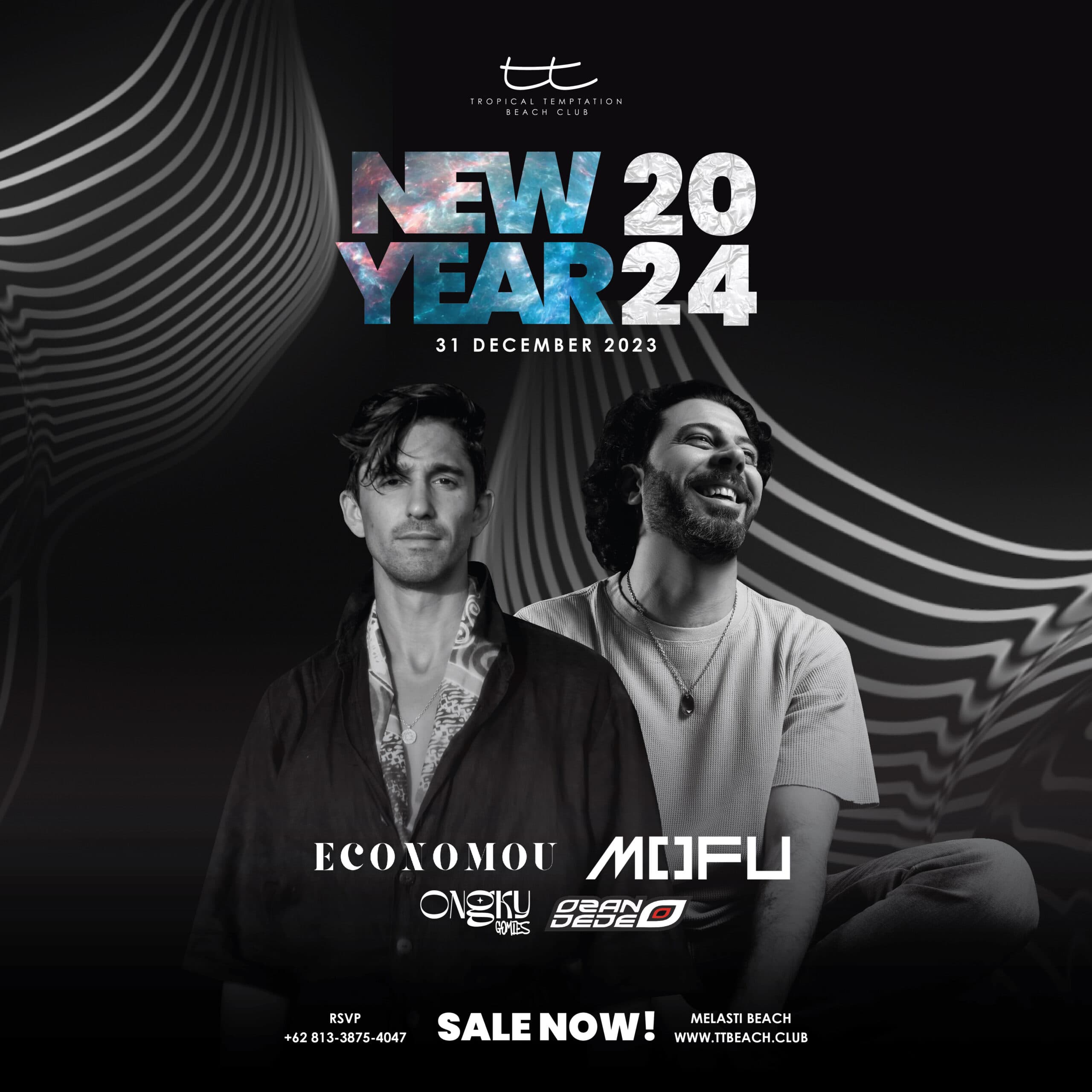 Bali New Year Eve 2023 at Uluwatu Most Favorite Beach Club