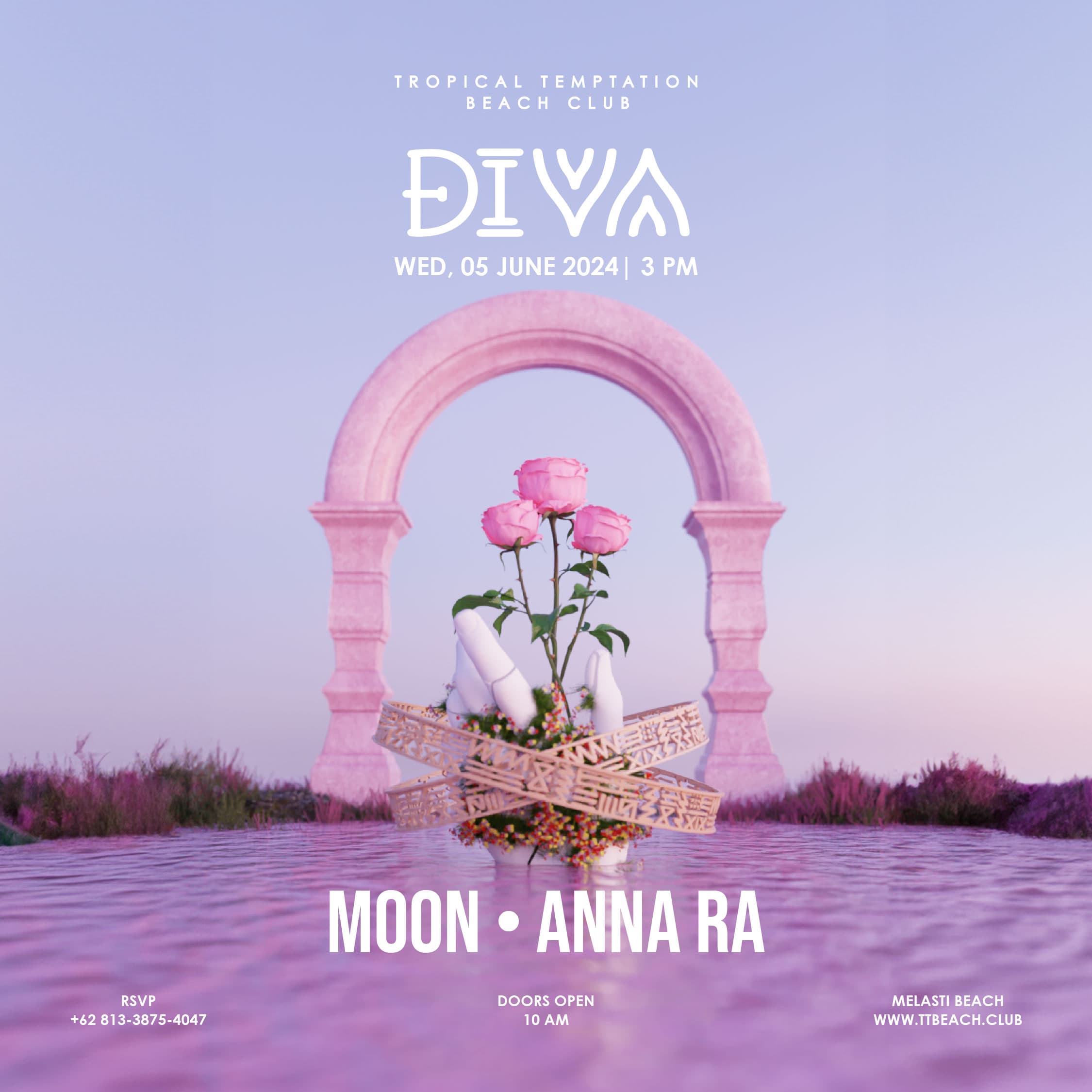 Experience the Irresistible Allure of DIVA at Tropical Temptation Beach Club