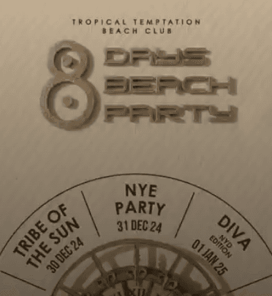 8 Days of Non-Stop Beach Party at Tropical Temptation
