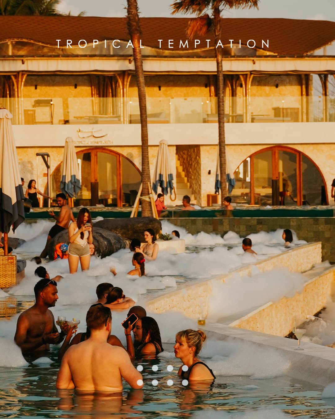 Tropical Temptation Beach Club Offers “Saxofoam”, A Foam Party Like No Other