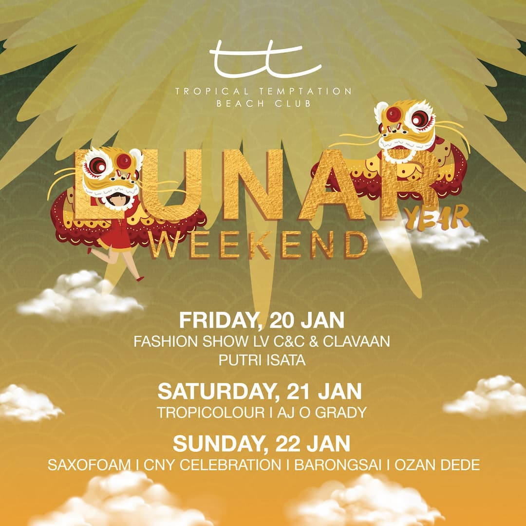 Welcome the Year of the Rabbit in Style at Tropical Temptation’s Lunar Weekend