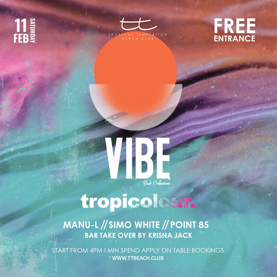 Join the Excitement with the Latest Collaboration Between Tropical Temptation Beach Club and VIBE Collective