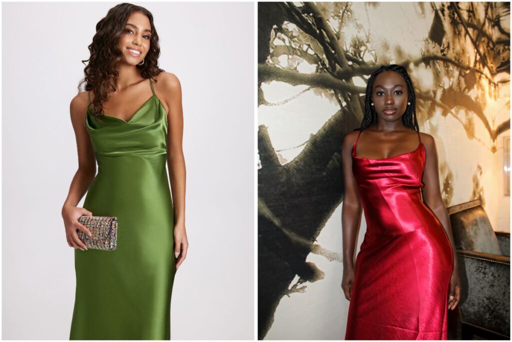 Satin Dress